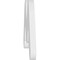 Ekena Millwork Pitch Midway Architectural Grade PVC Gable Pediment, 60"W x 20"H x 1"P (8/12) GPP060X020X100MID - alternate 4